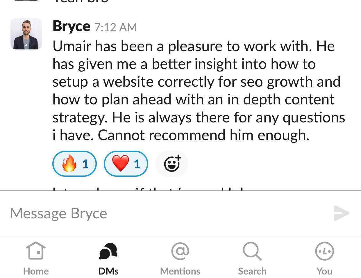 Strategy a client could actually follow